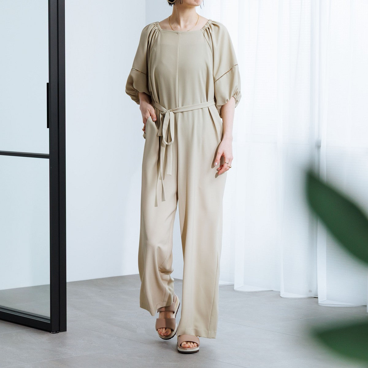 【SALE】ソフトシープパデットサンダル/661233