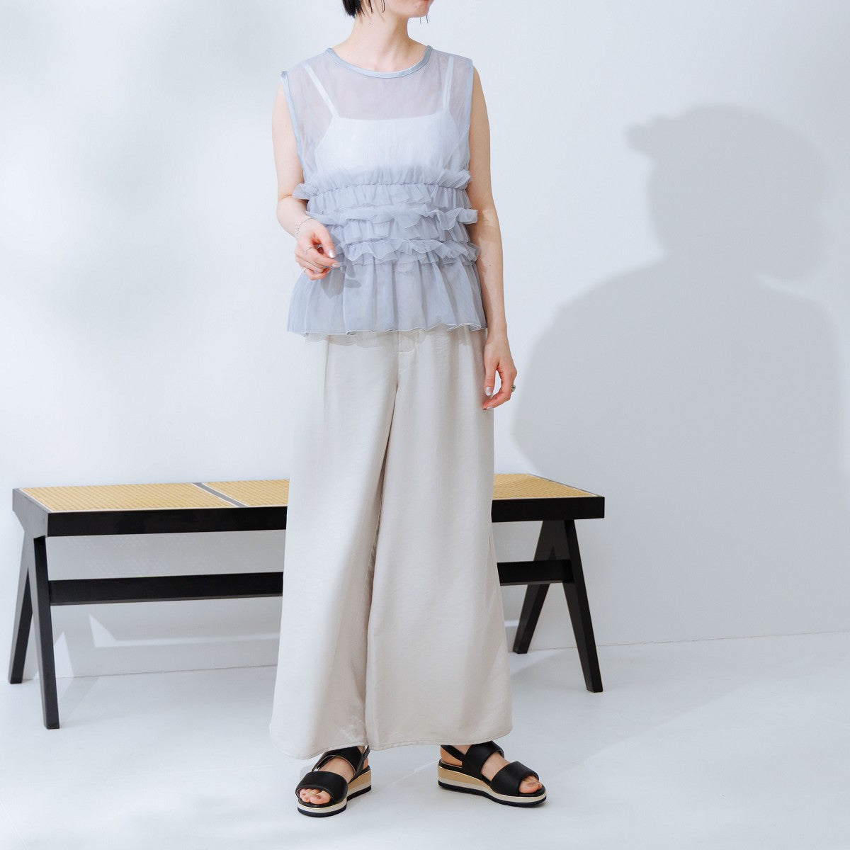 【SALE】ソフトシープパデットサンダル/661233