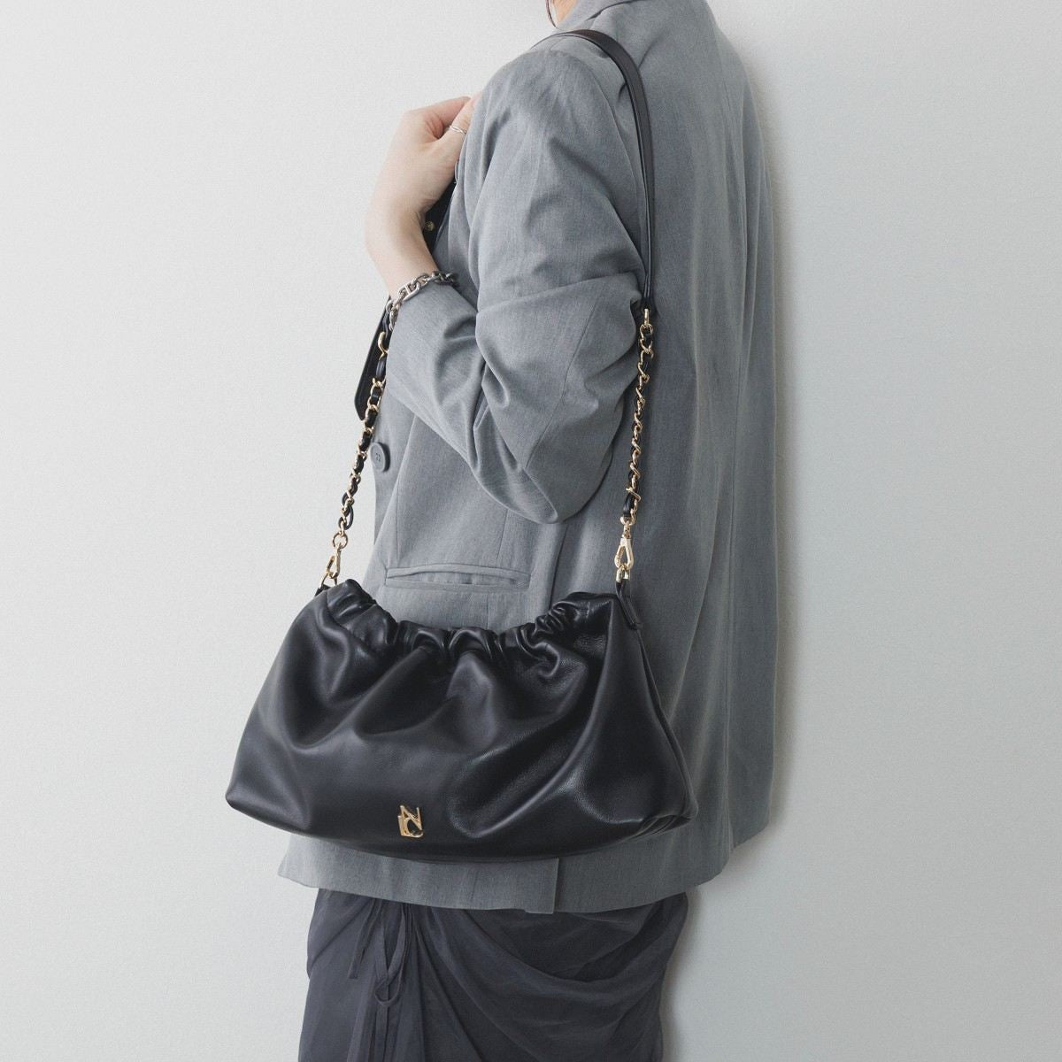 【SALE】ギャザーショルダーバッグ/554181