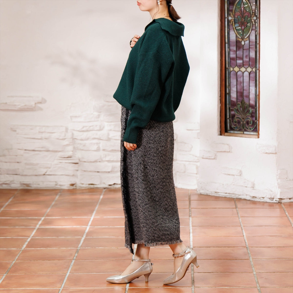 【26AW】ビジューストラップ 3WAYパンプス/564301