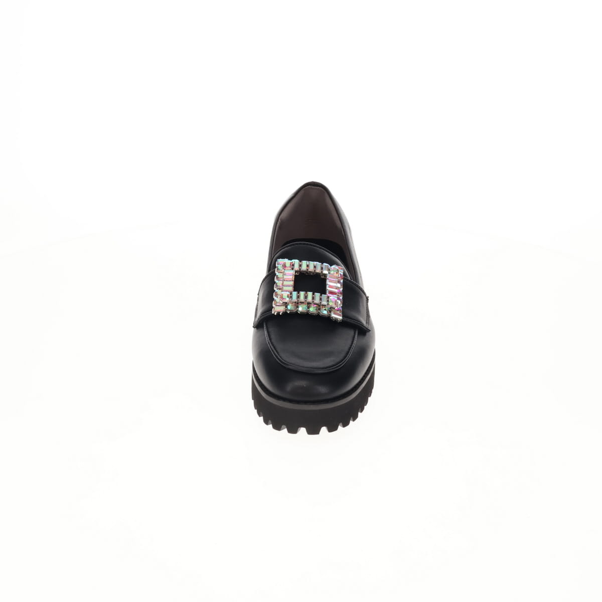 《予約／9月下旬入荷予定》【26AW】ビジューバックルトラックソールローファー/564303