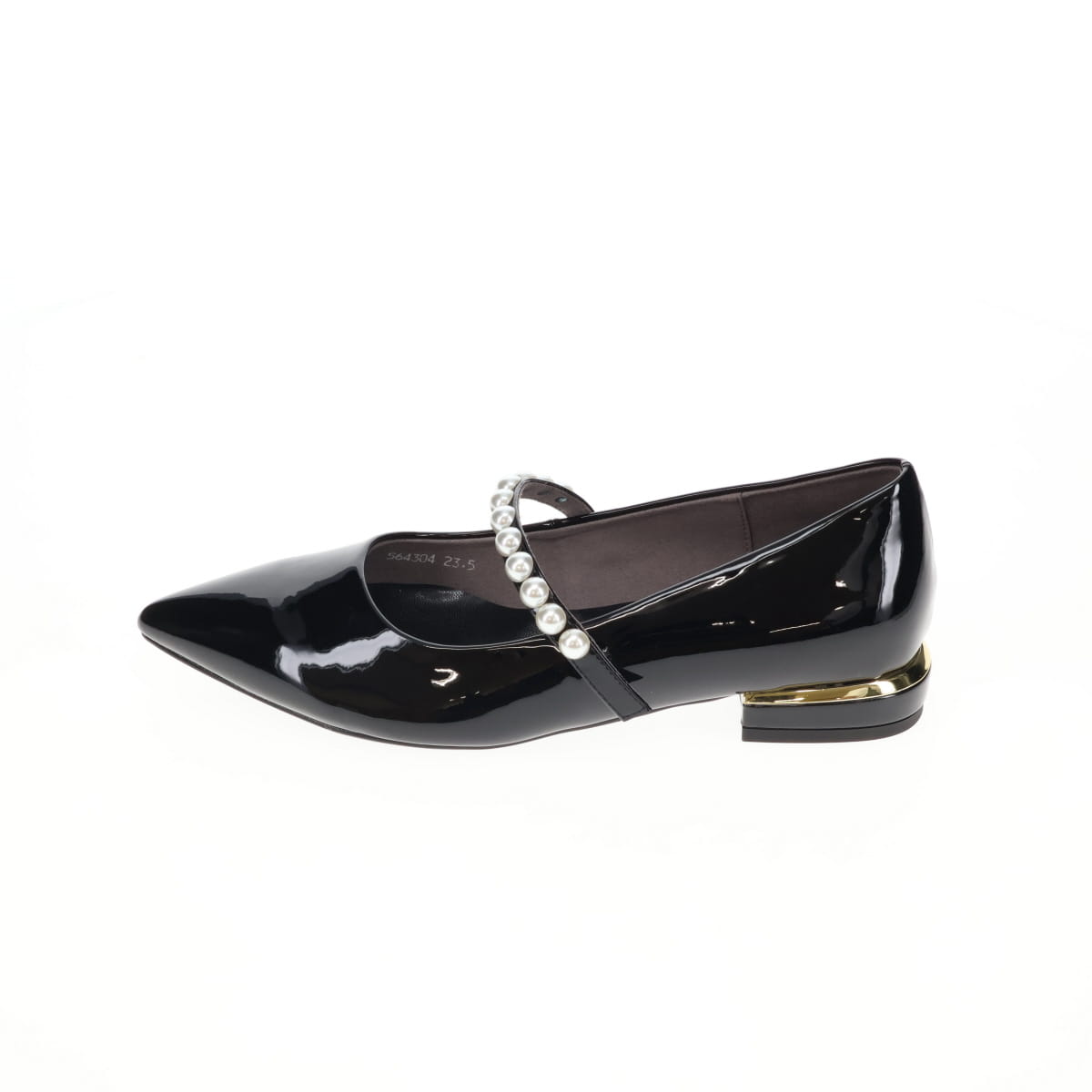 《予約／9月中旬入荷予定》【26AW】パールストラップパンプス/564304