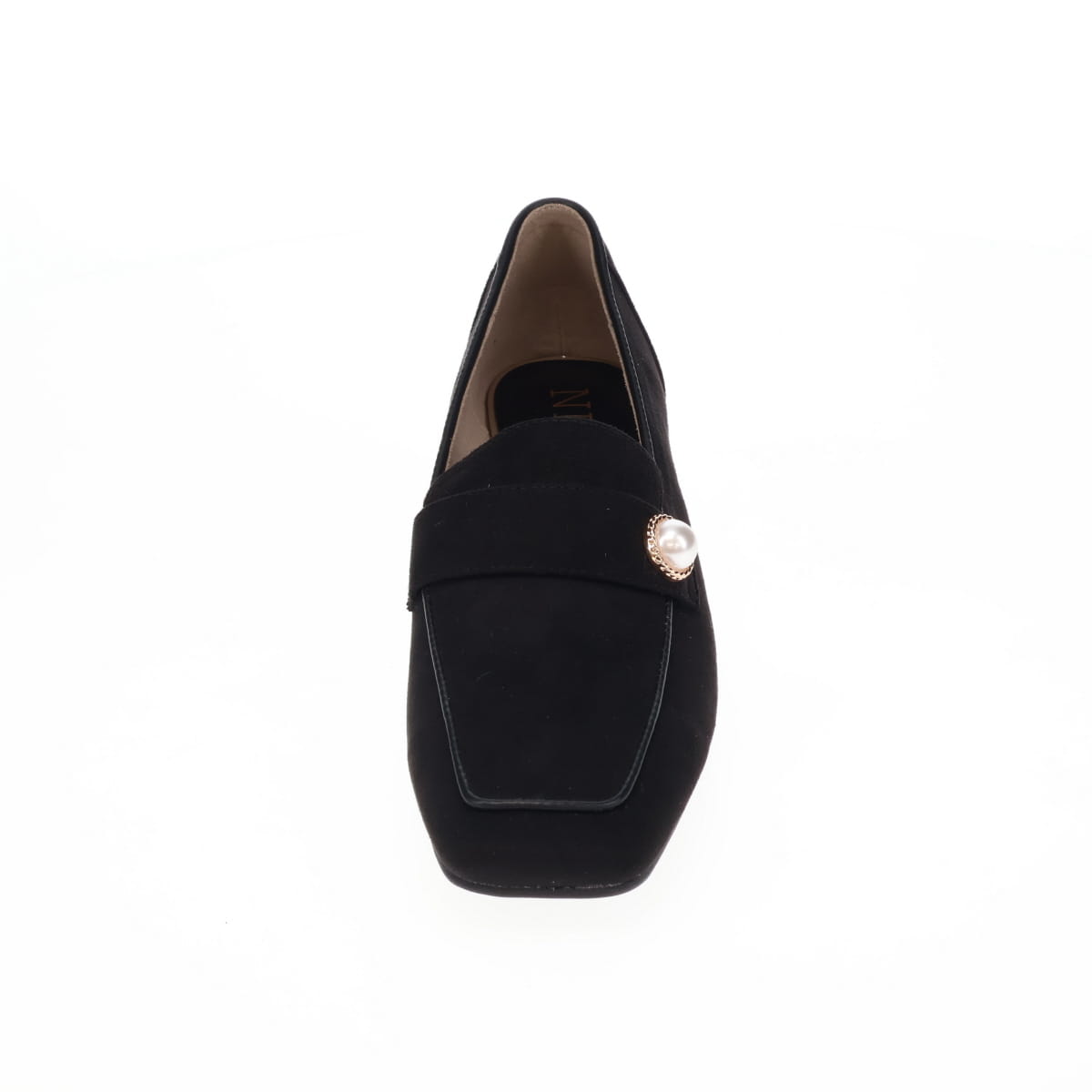 《予約／10月上旬入荷予定》【26AW】パールモチーフヒールローファー/564310