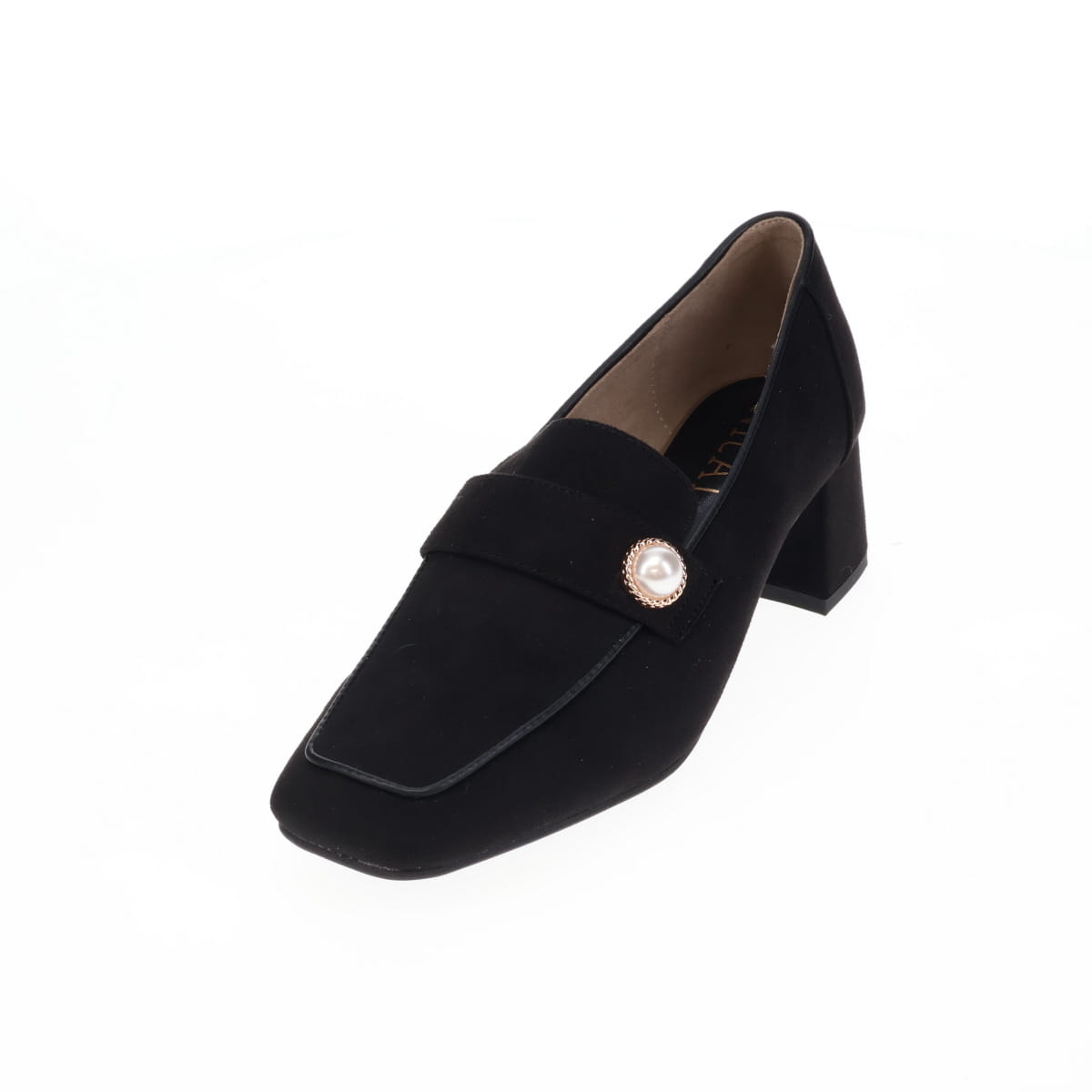 《予約／10月上旬入荷予定》【26AW】パールモチーフヒールローファー/564310