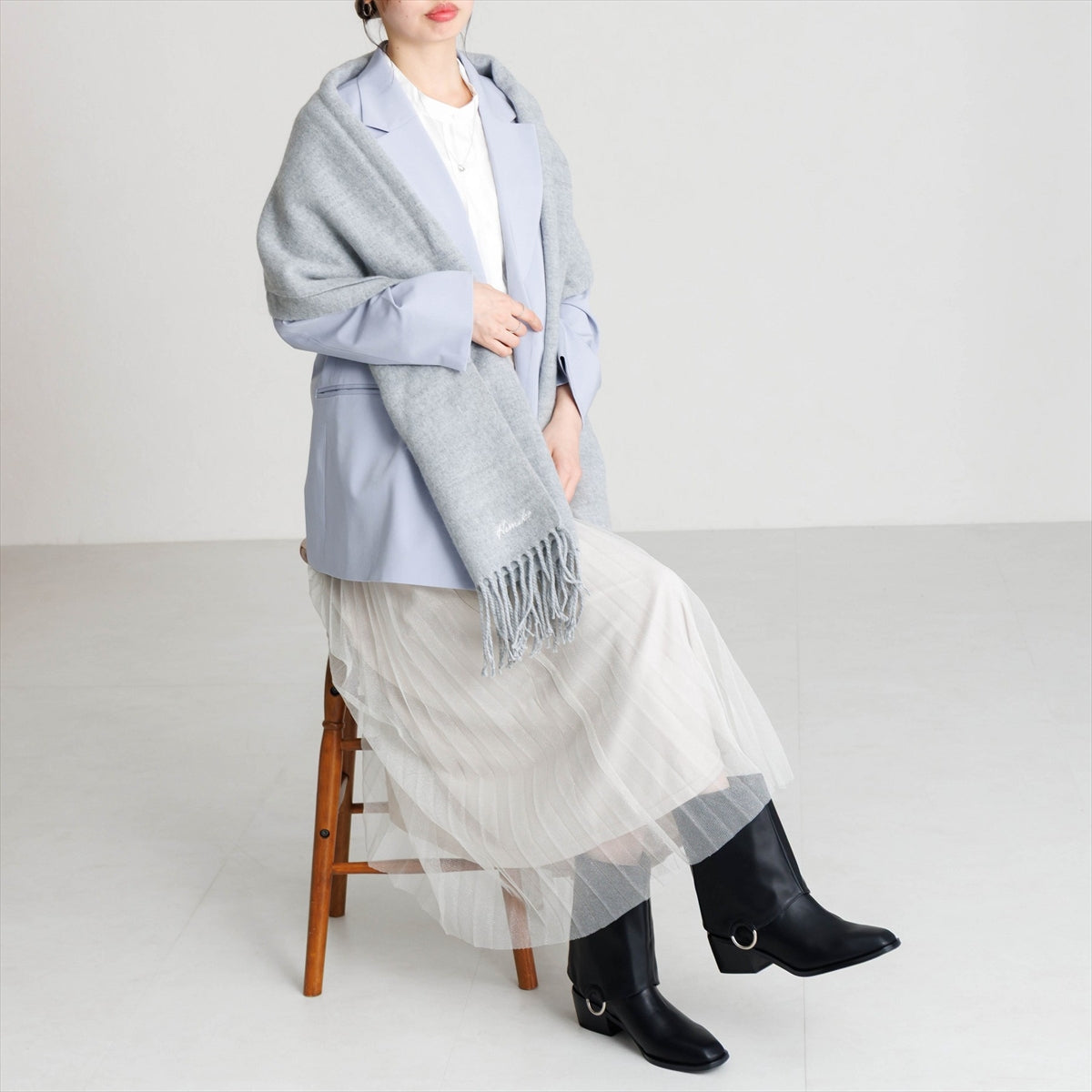 【26AW】2WAYリング付きロングブーツ/564410