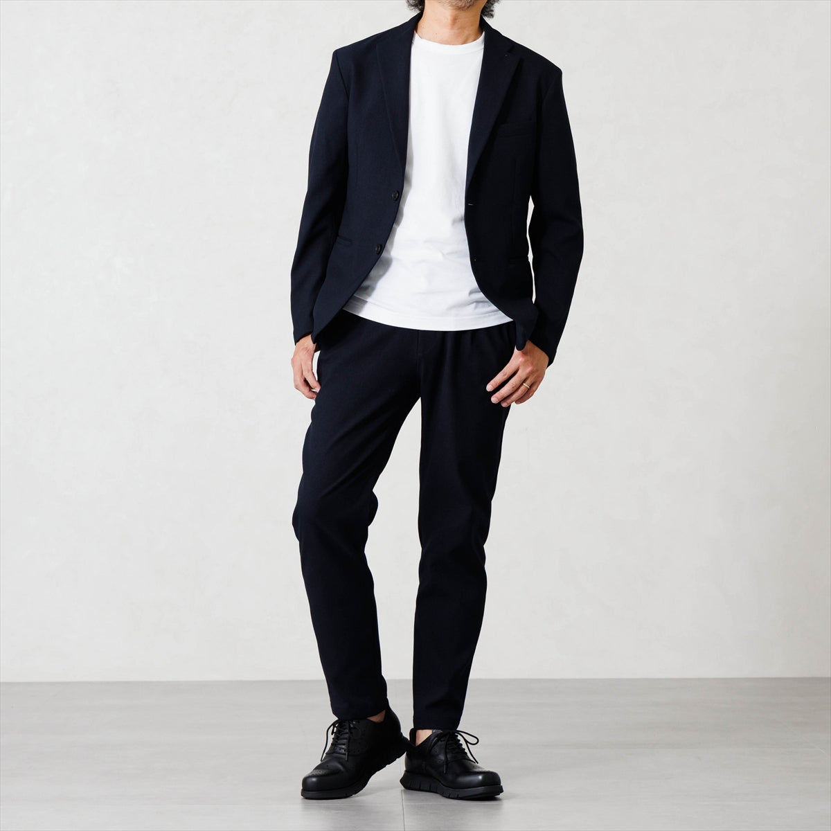 【26AW】【瞬間フィット】メンズハンズフリーウィングチップオックスフォード/607103