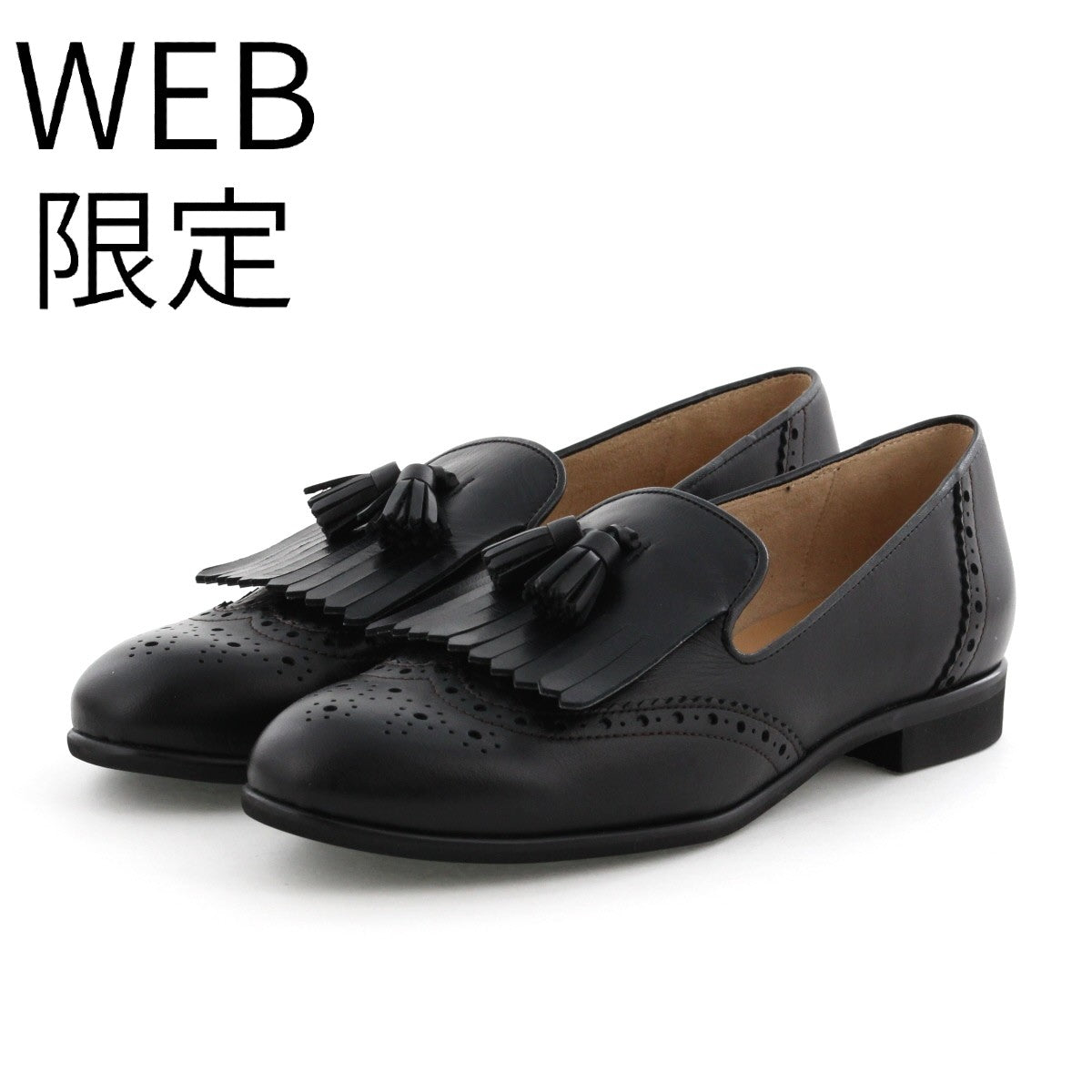 【SALE】【WEB限定デザイン】メダリオンタッセルシューズ/631152