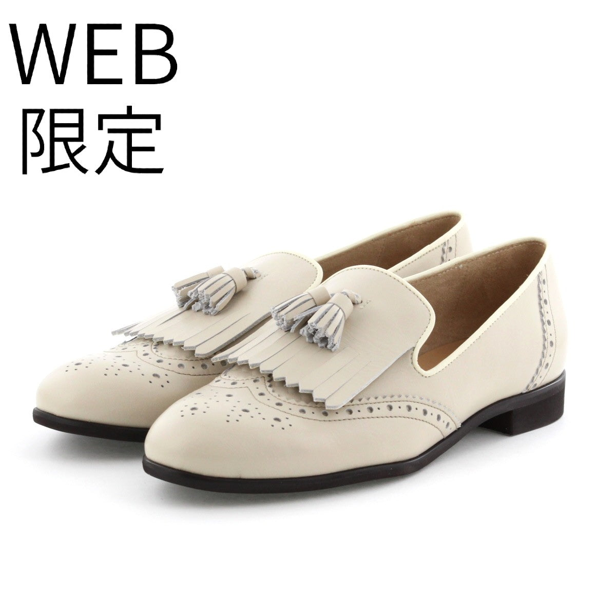 【SALE】【WEB限定デザイン】メダリオンタッセルシューズ/631152