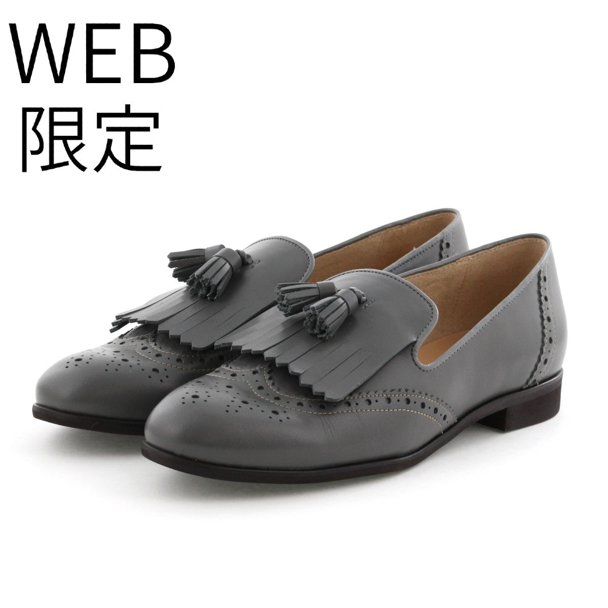 【SALE】【WEB限定デザイン】メダリオンタッセルシューズ/631152