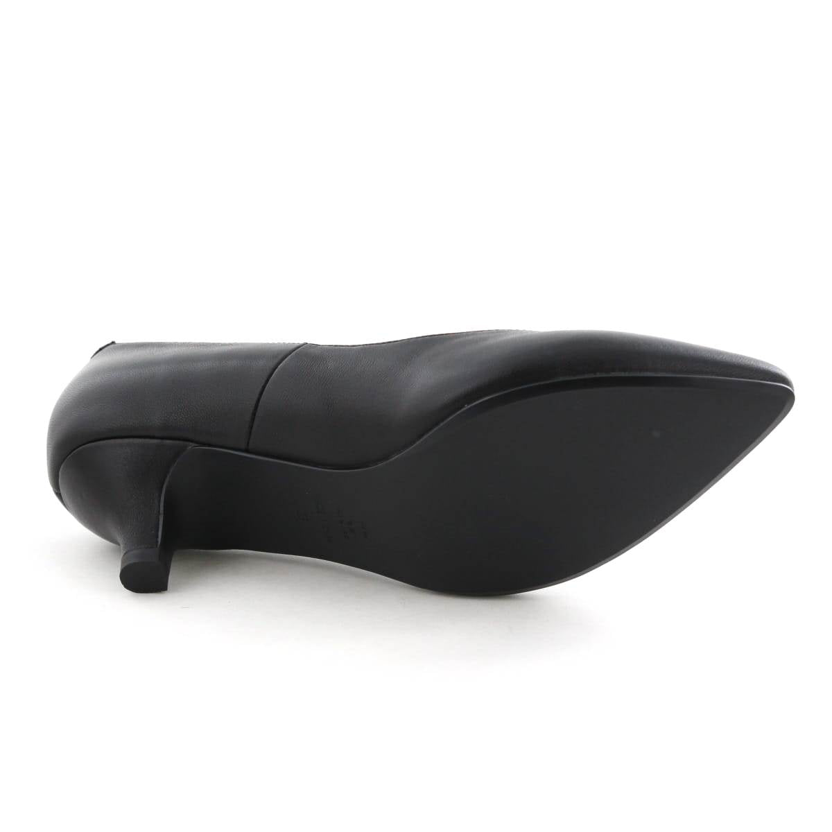 【WEB限定デザイン/再入荷】アシンメトリーポインテッドトゥパンプス/640002