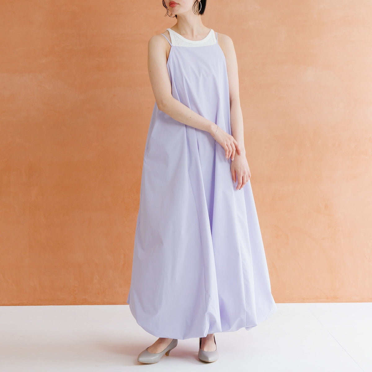 【WEB限定デザイン/再入荷】アシンメトリーポインテッドトゥパンプス/640002