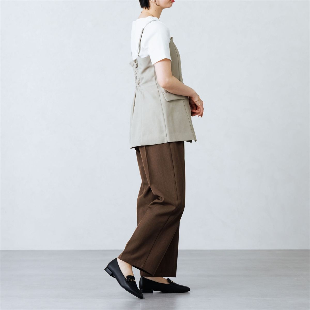 【WEB限定デザイン／再入荷】ビットモチーフローファー/640003