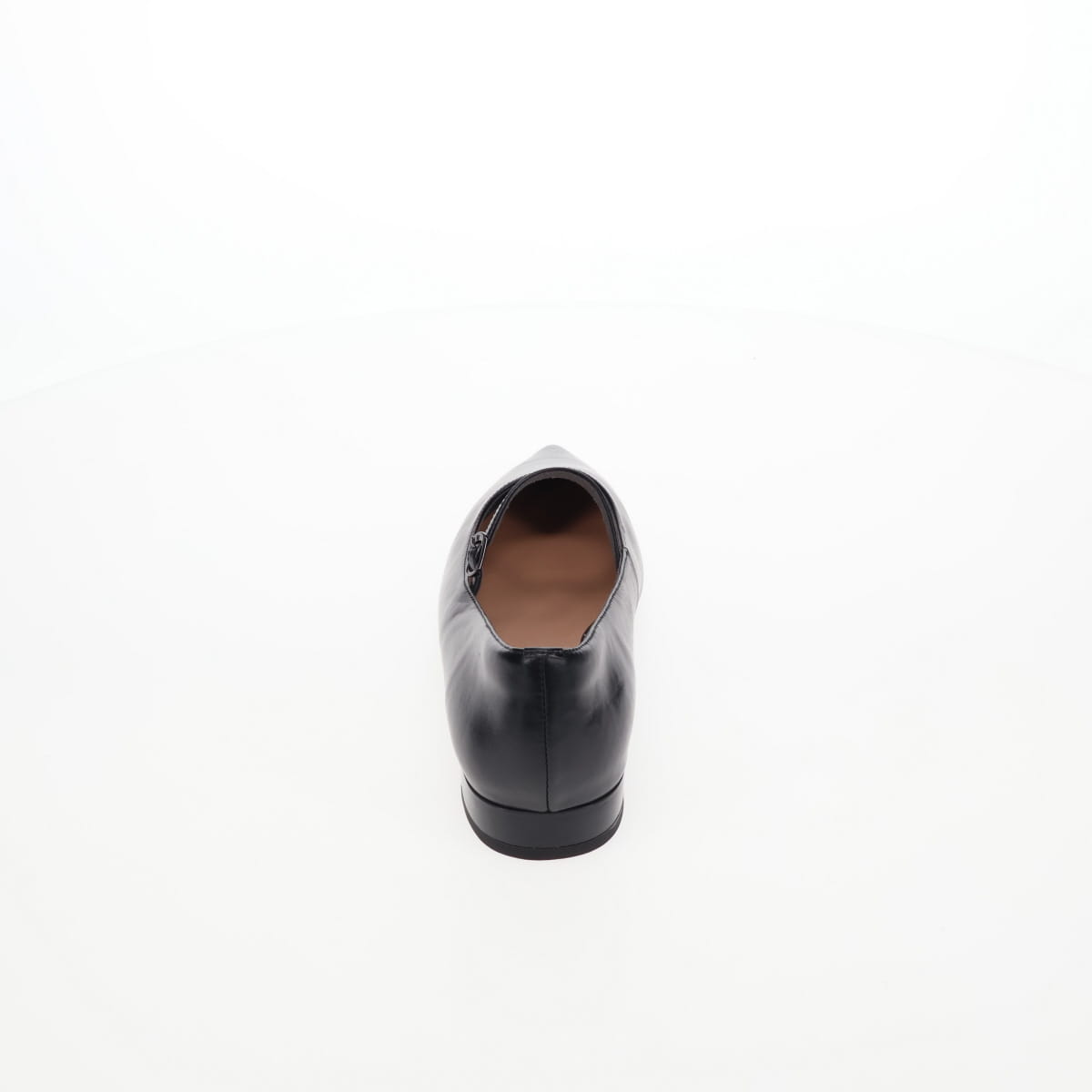 【26SS／WEB限定デザイン】配色ヒールストラップフラットパンプス/640016