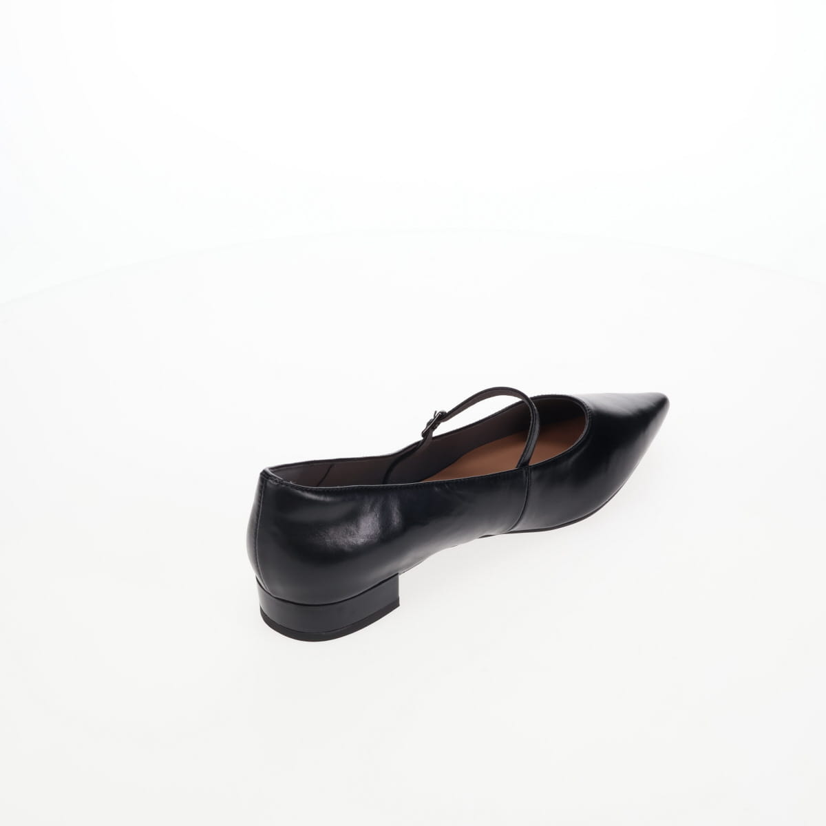 【26SS／WEB限定デザイン】配色ヒールストラップフラットパンプス/640016