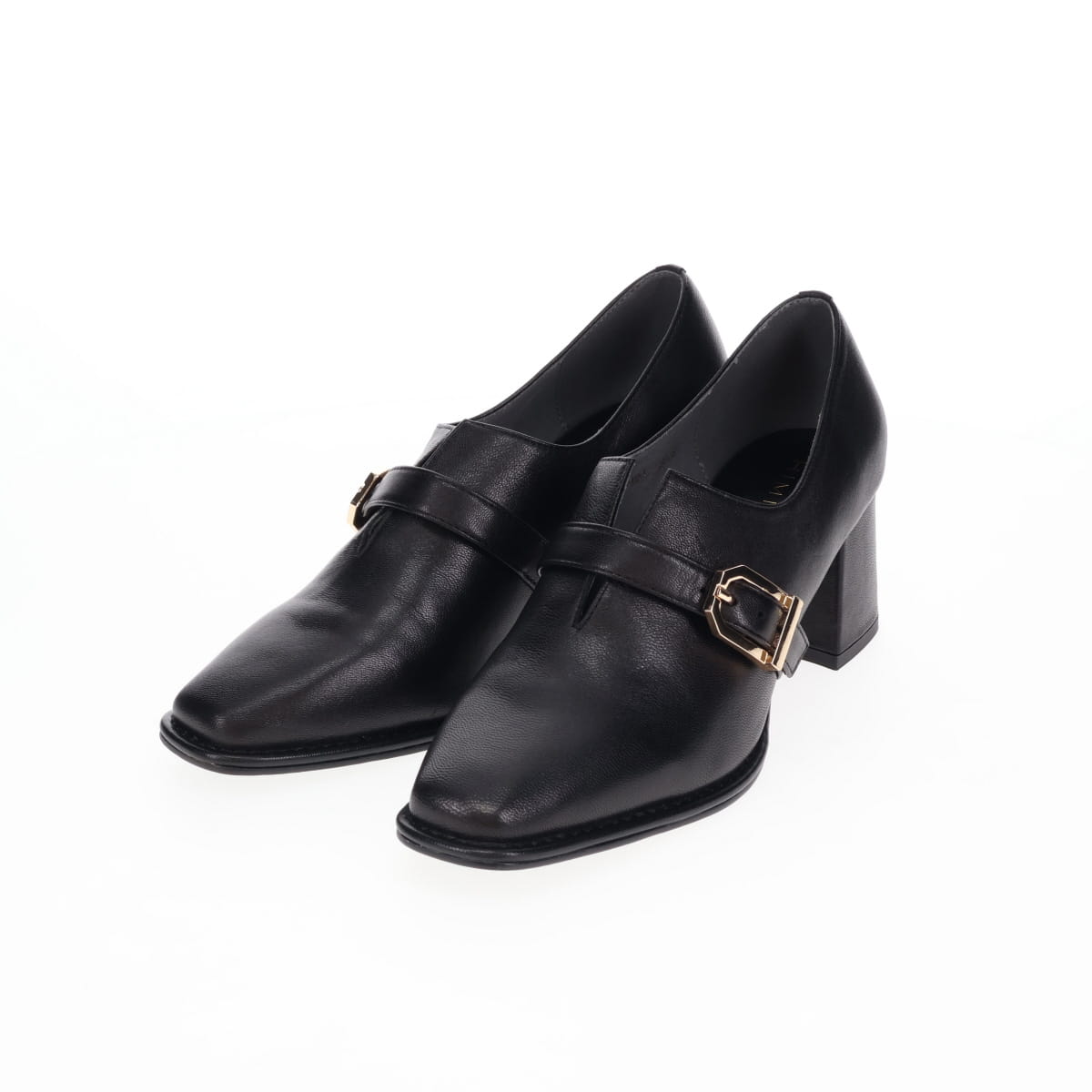 《予約／10月中旬入荷予定》【26AW／WEB限定デザイン】スクエアトゥベルトデザインシューズ/640017