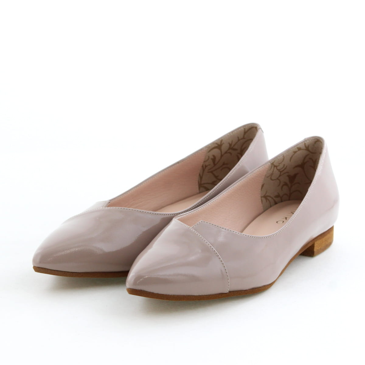 【SALE】アシンメトリーVカットフラットパンプス/741316