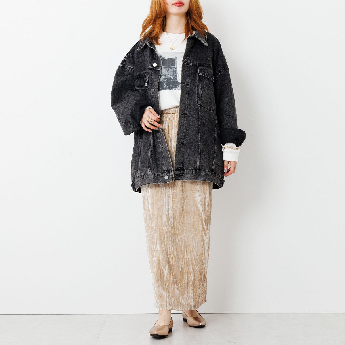 【SALE】アシンメトリーVカットフラットパンプス/741316
