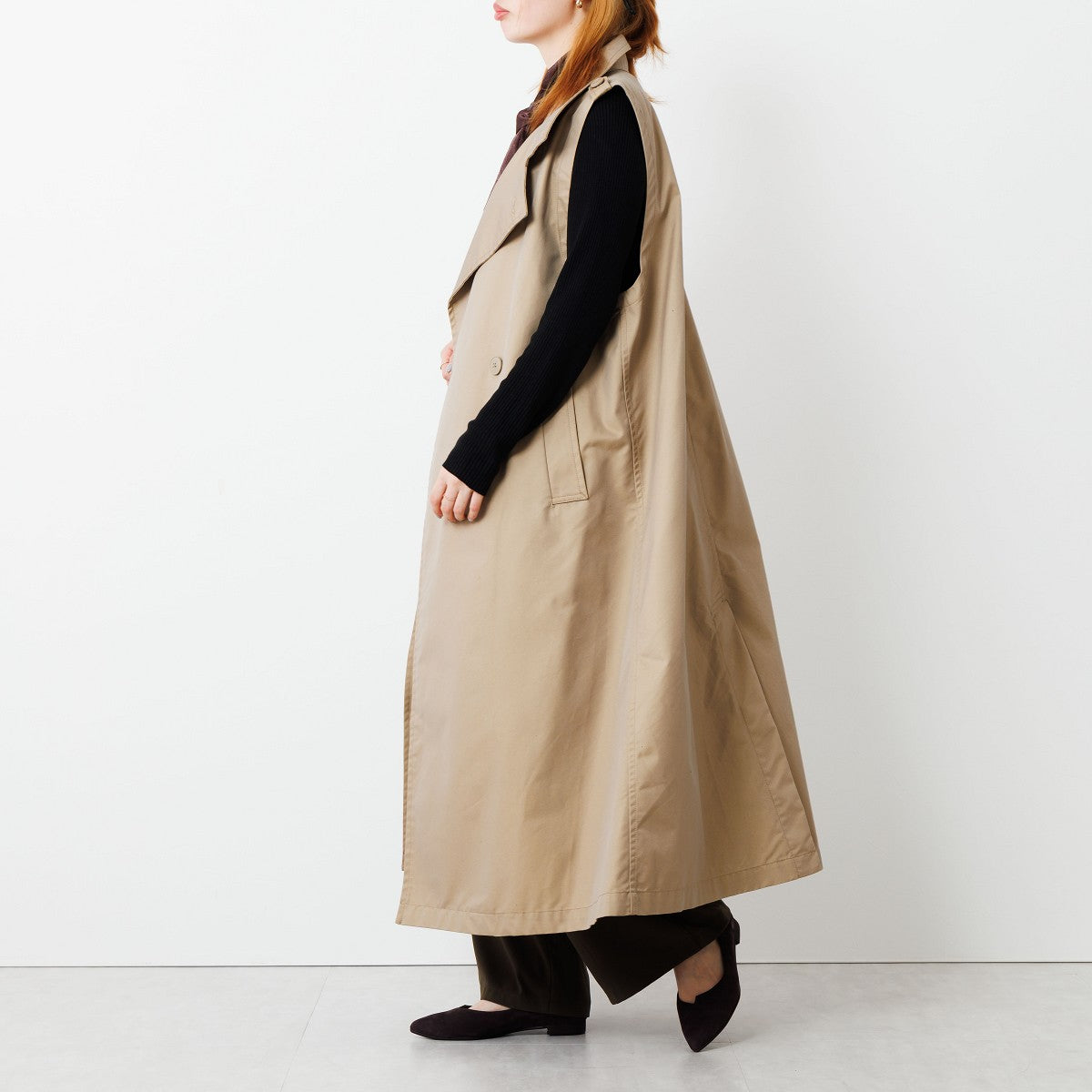 【SALE】アシンメトリーVカットフラットパンプス/741316