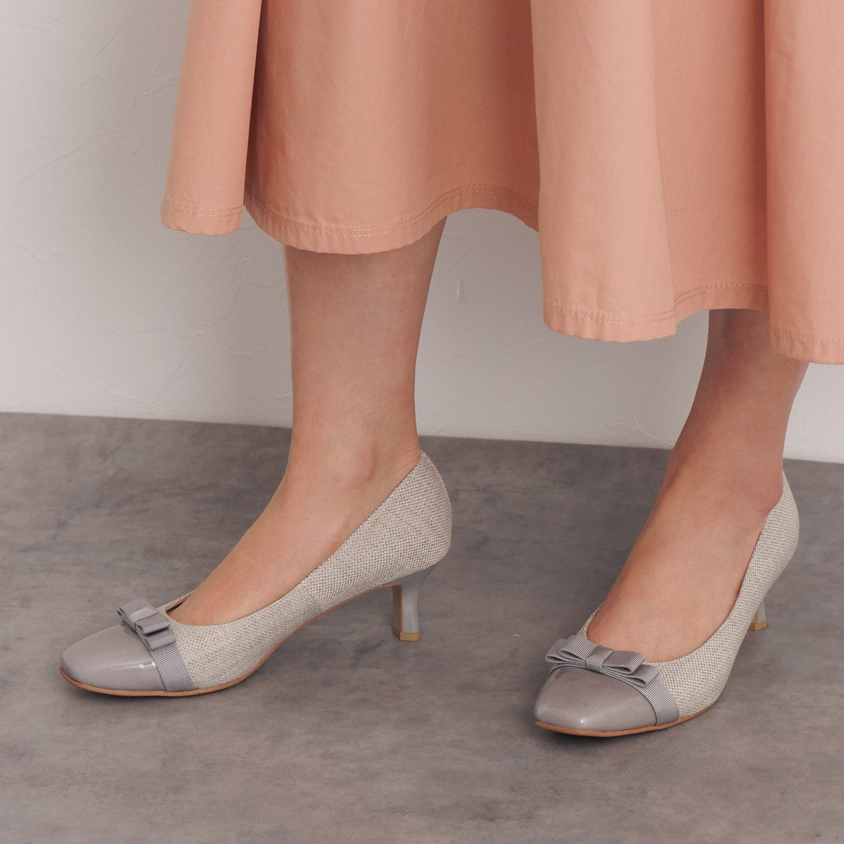 【SALE】リボンデザインパンプス/643101