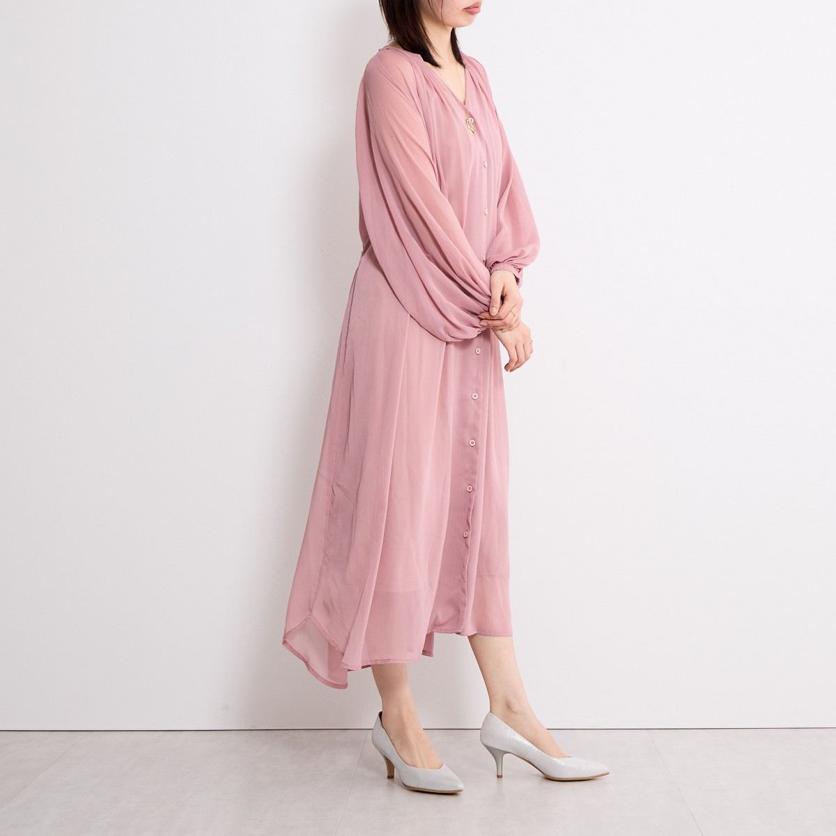【SALE】ポインテッドトゥパンプス/743102