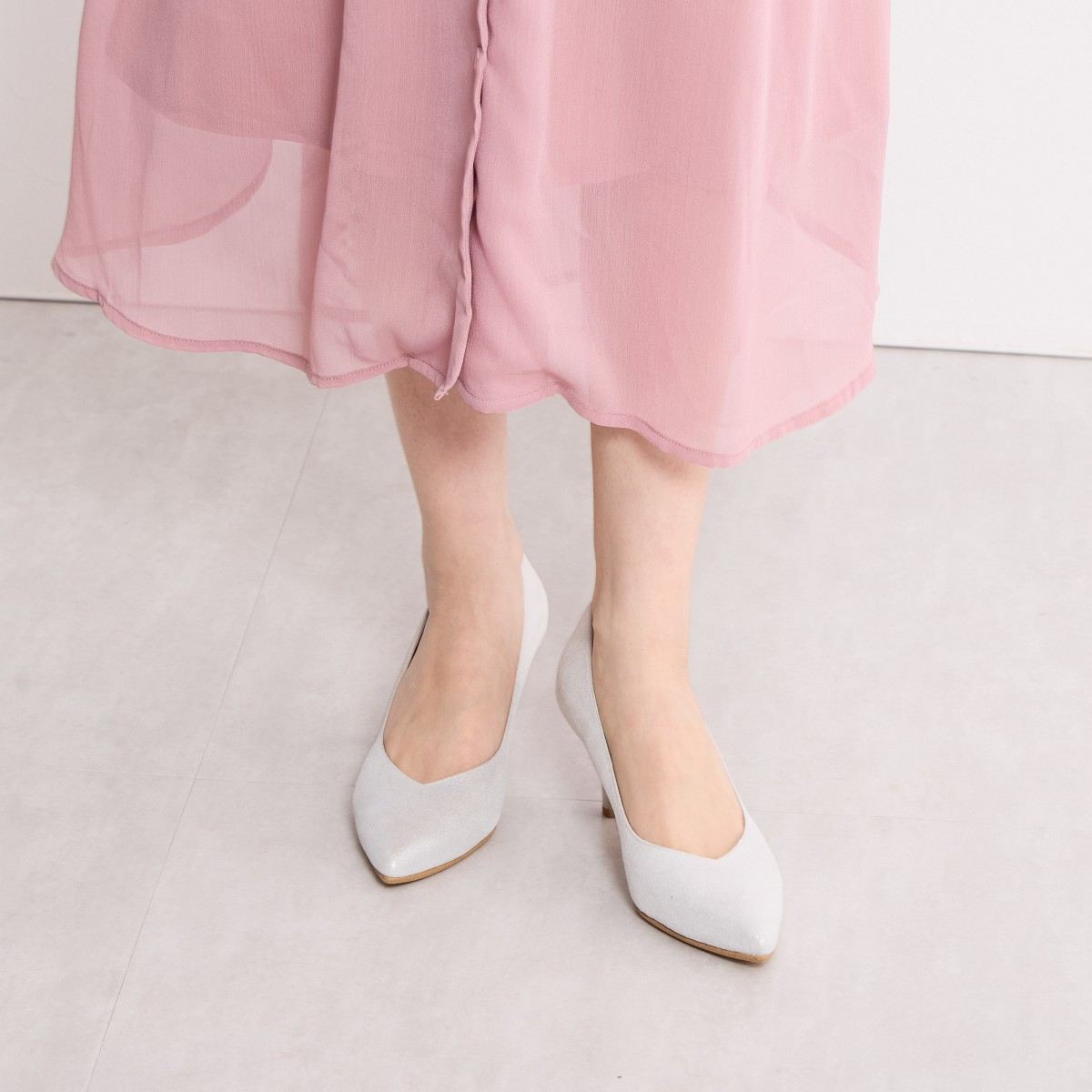 【SALE】ポインテッドトゥパンプス/743102