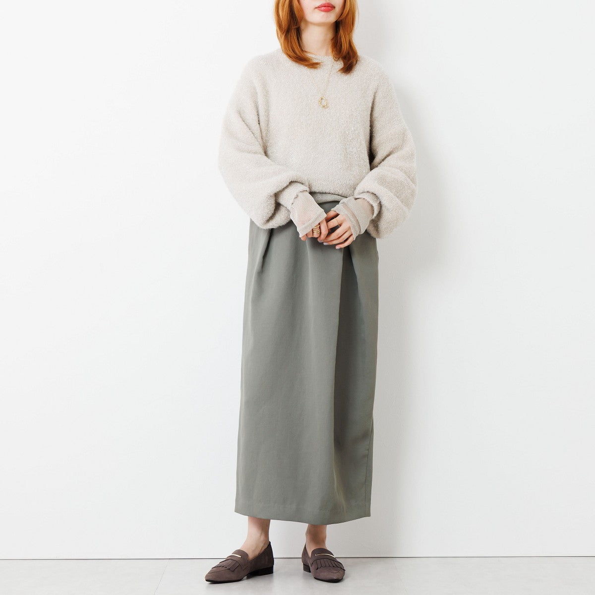 【SALE】メタルバーキルトローファー/651106