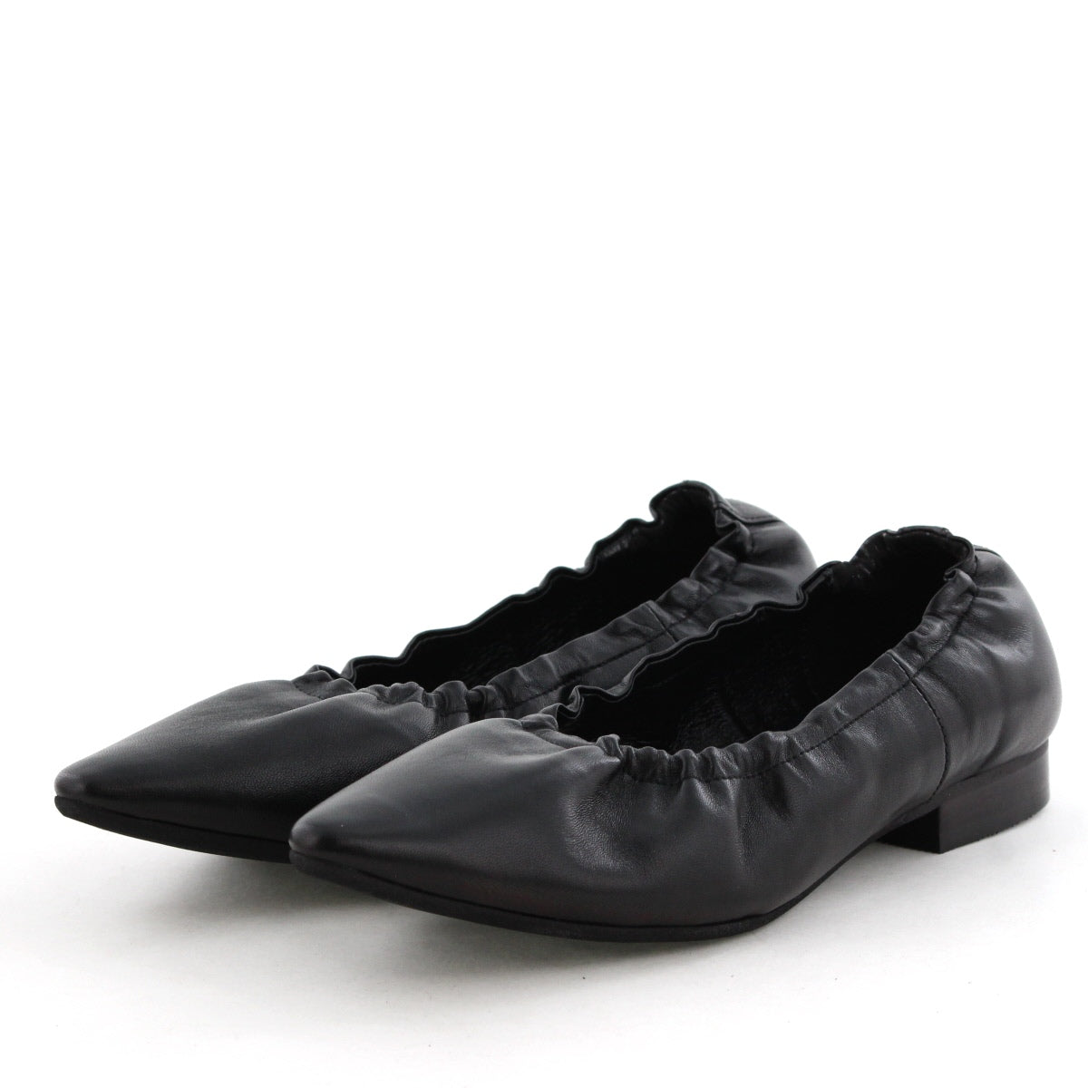 【SALE】シャーリングフラットパンプス/651302