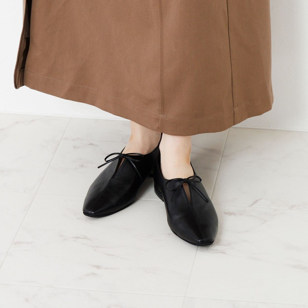 【SALE】センタースリットリボンパンプス/651312