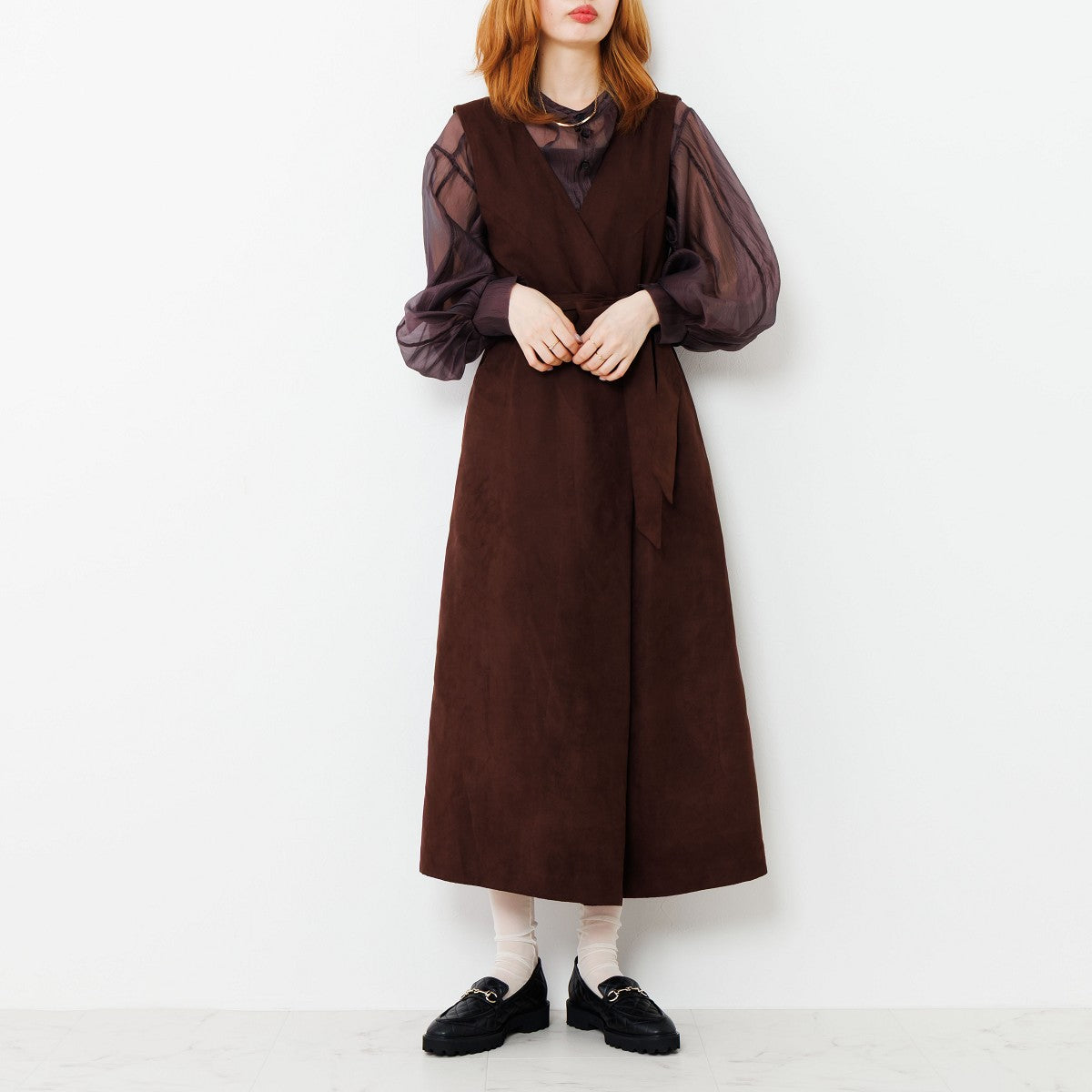 【SALE】トラックソールキルティングビットローファー/651324