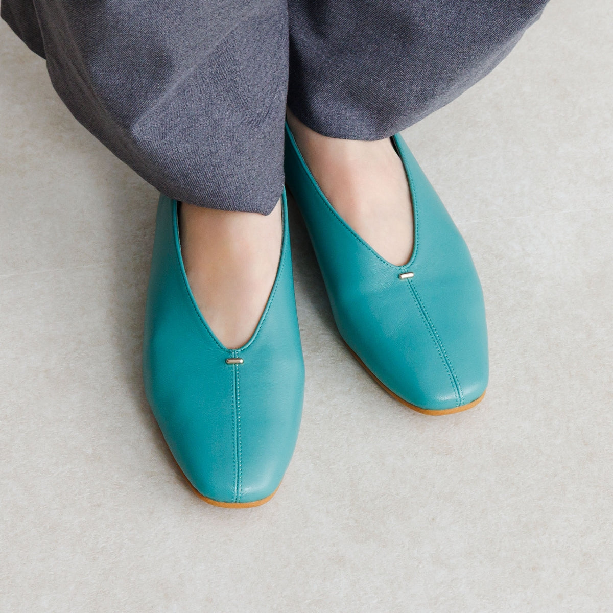 【SALE】メタルポイントフラットパンプス/751326