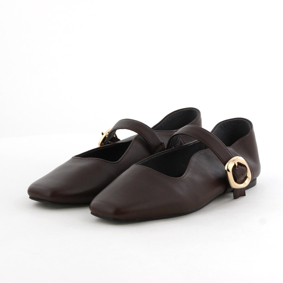 【SALE】ベルトモチーフフラットパンプス/651331