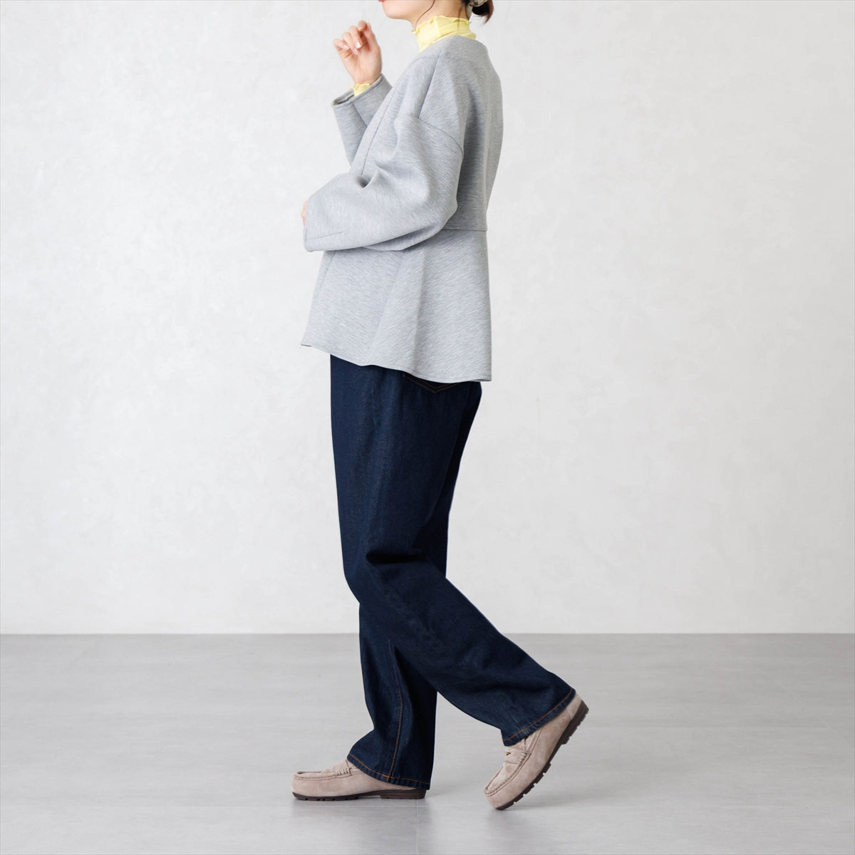 【26AW】メタルポイントふわふわモカシン/651332