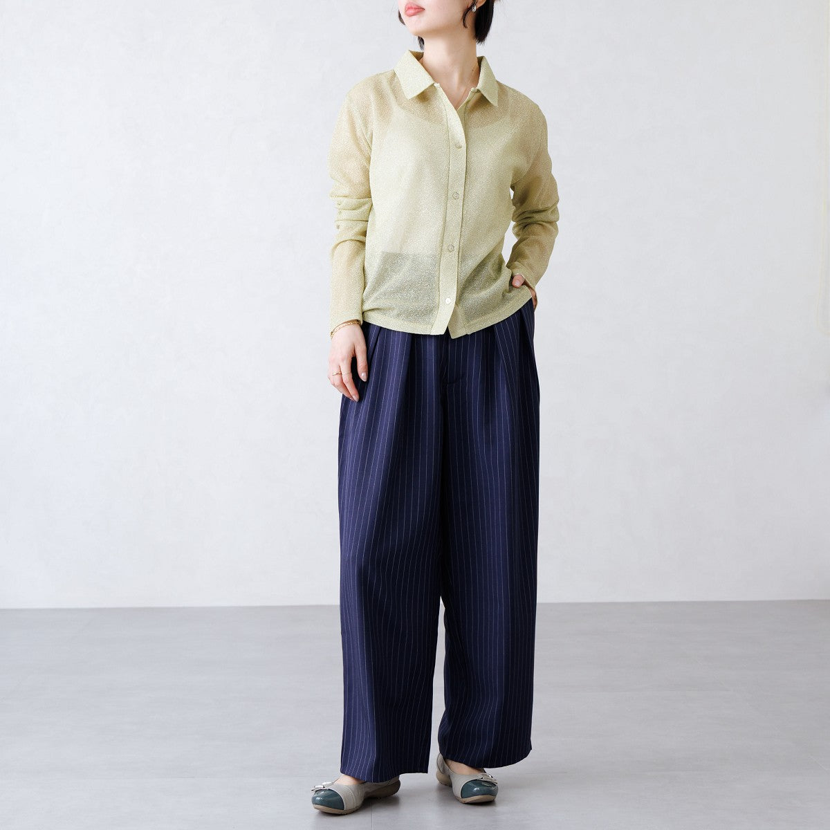 【SALE】メタルベルトスニーカーパンプス/753301