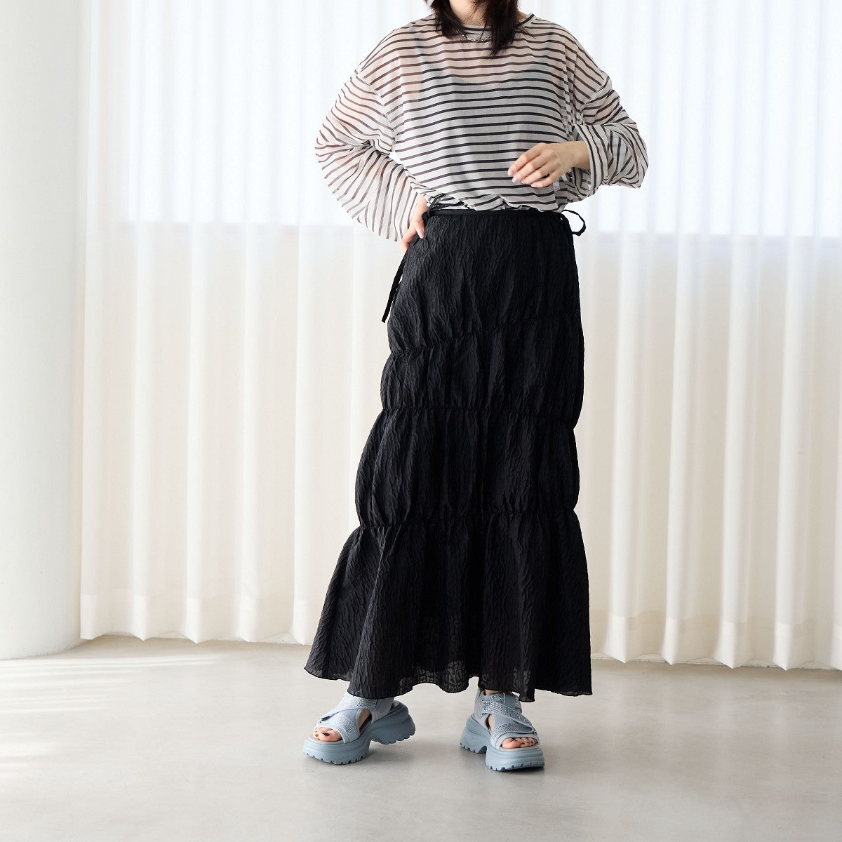 【SALE】ラインストーンベルトスポサン/657203