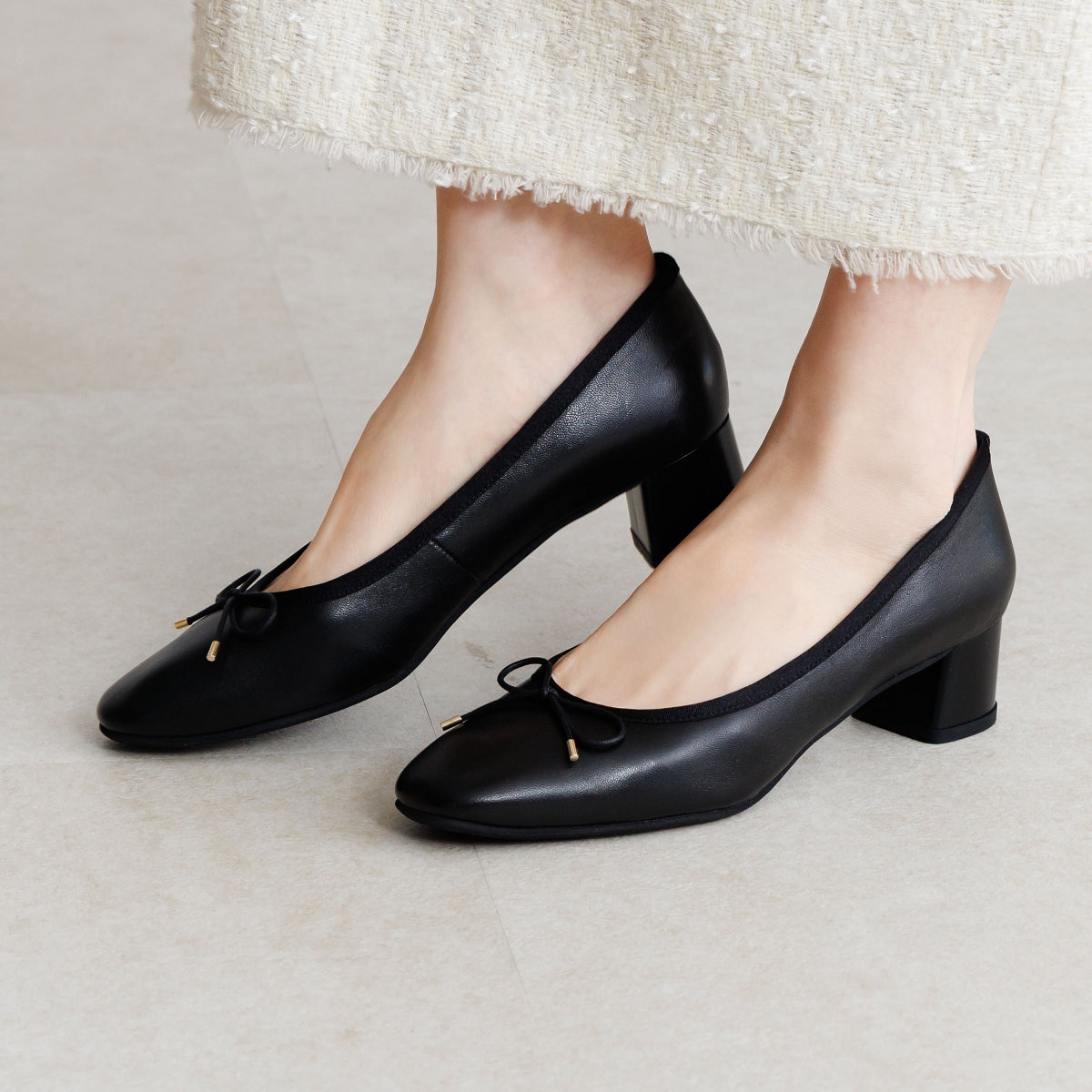 【26SS】4cmヒールバレエパンプス/661110