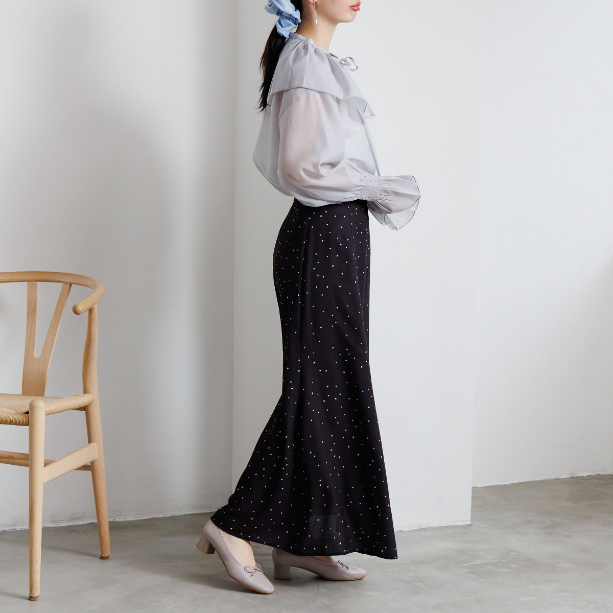 【26SS】4cmヒールバレエパンプス/661110