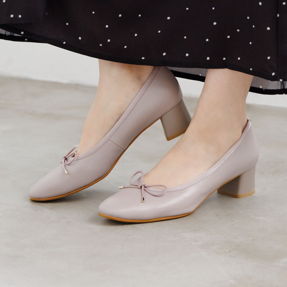 【26SS】4cmヒールバレエパンプス/661110