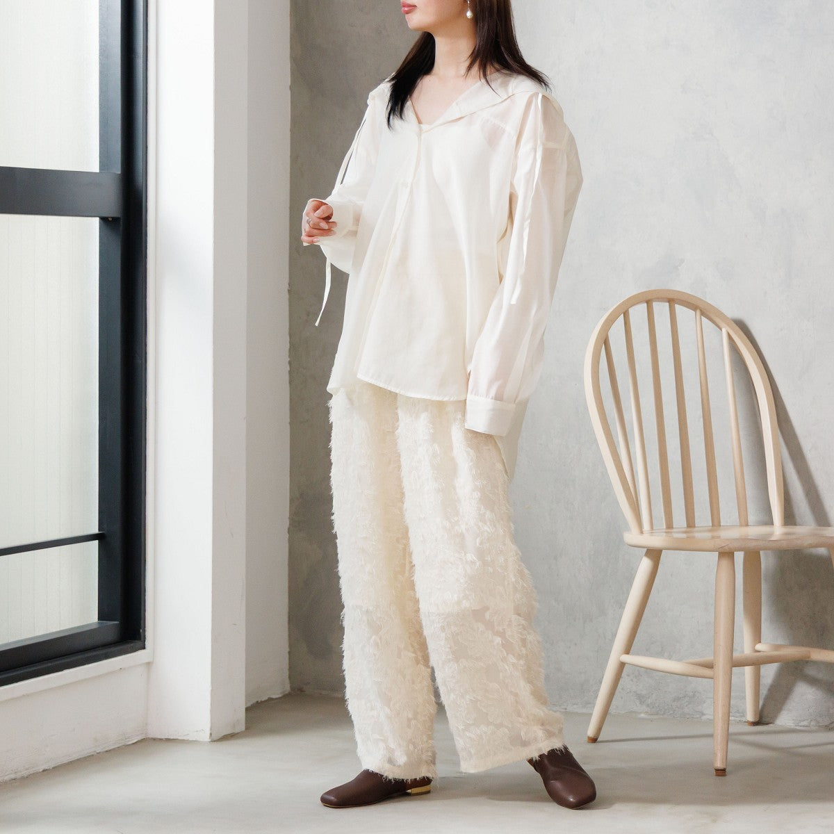 【オンラインショップ限定カラー入荷／瞬間フィット】ハンズフリーストレッチレザーパンプス/661118
