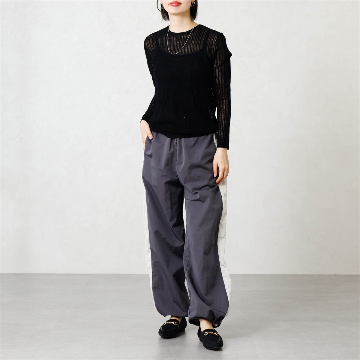 【SALE】【瞬間フィット】ハンズフリーニットローファー/661119