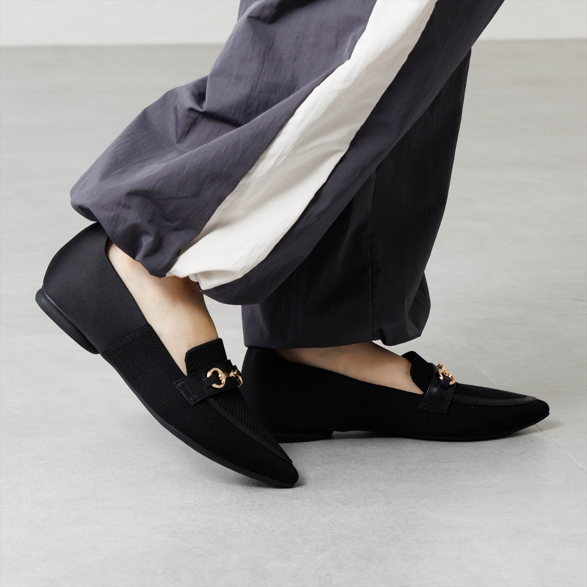 【SALE】【瞬間フィット】ハンズフリーニットローファー/661119