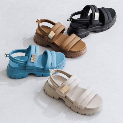 《一部予約/6月下旬入荷予定》【26SS/再入荷】厚底パデットサンダル/661201