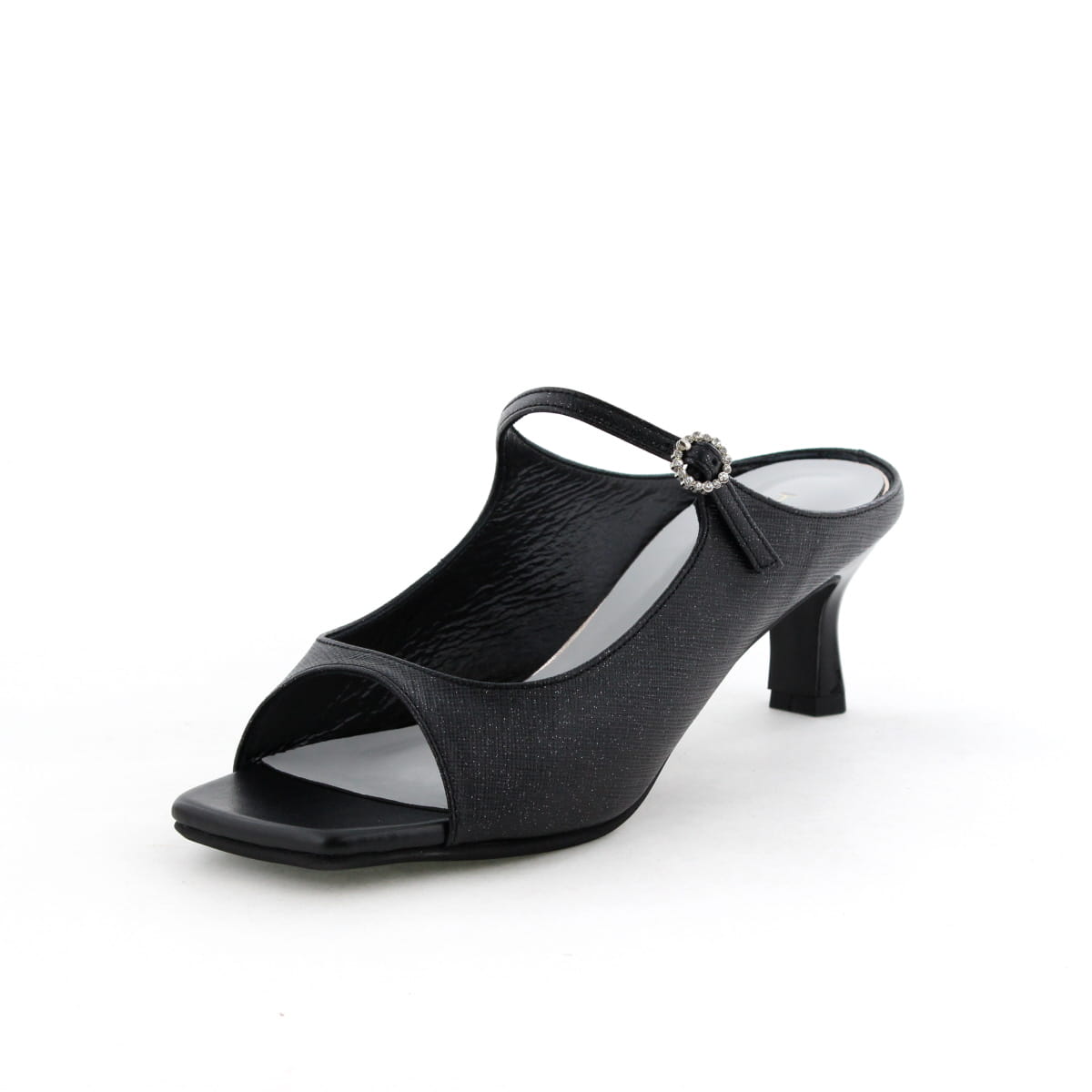 【26SS】ビジューバックルミュールサンダル/661218