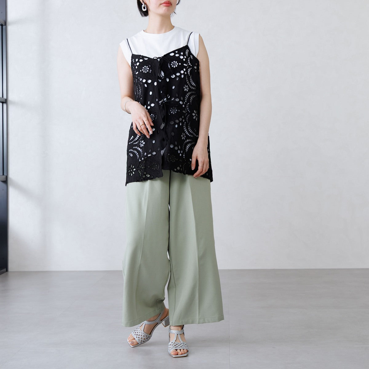 【26SS】メッシュサンダル/661229