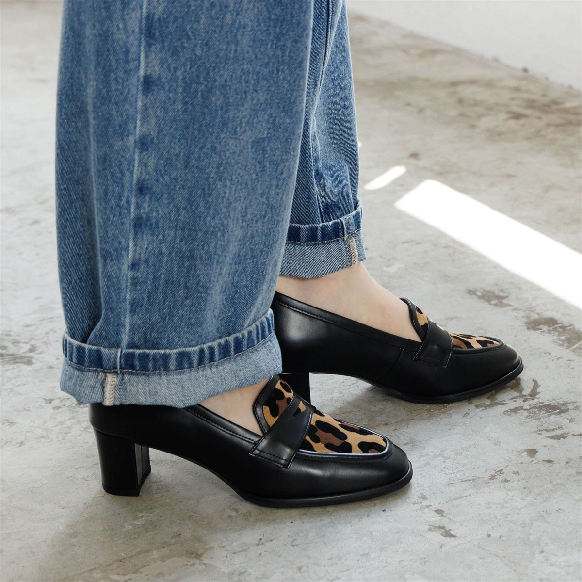 【26AW】5㎝ヒールローファー/661302