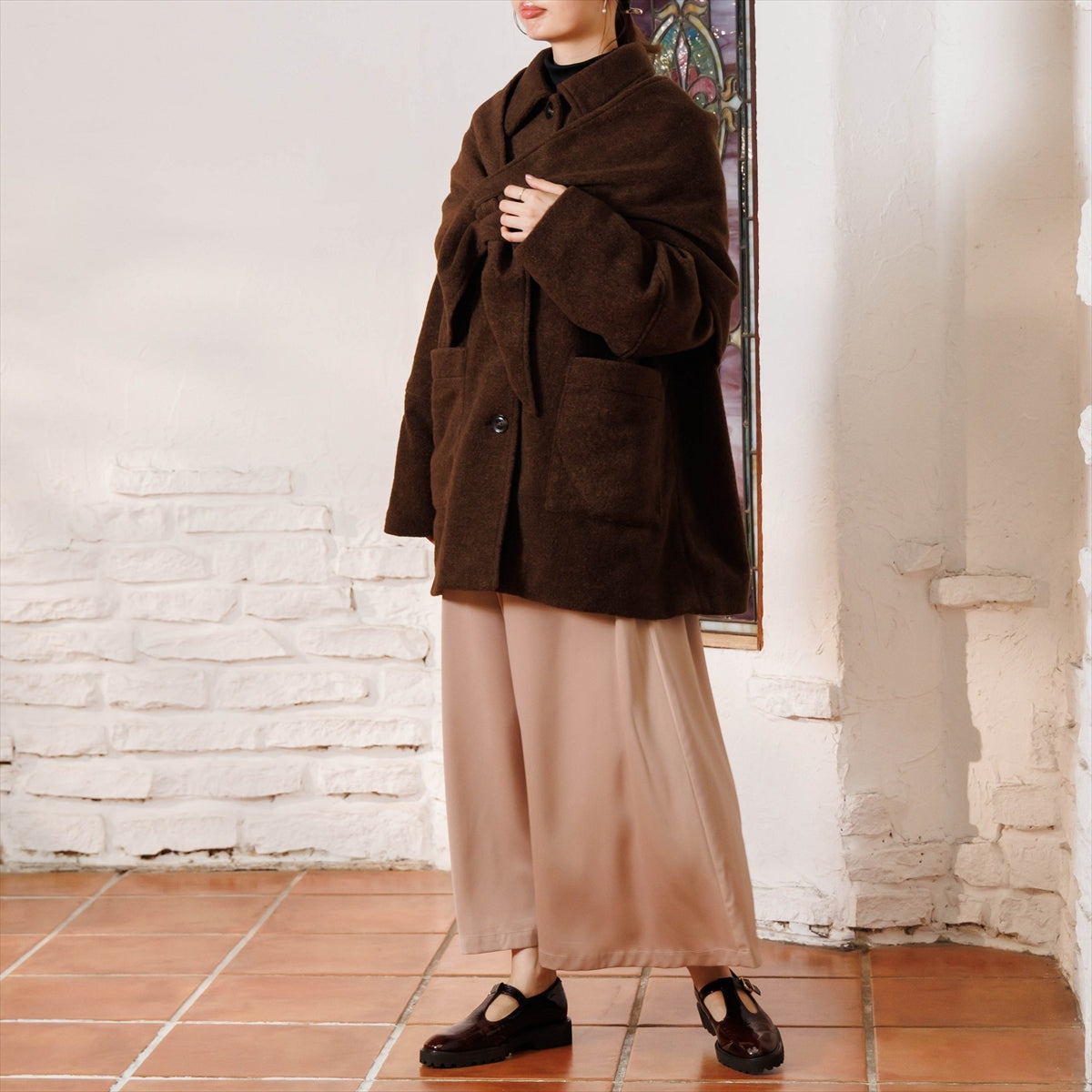 【26AW】トラックソールTストラップシューズ/661304