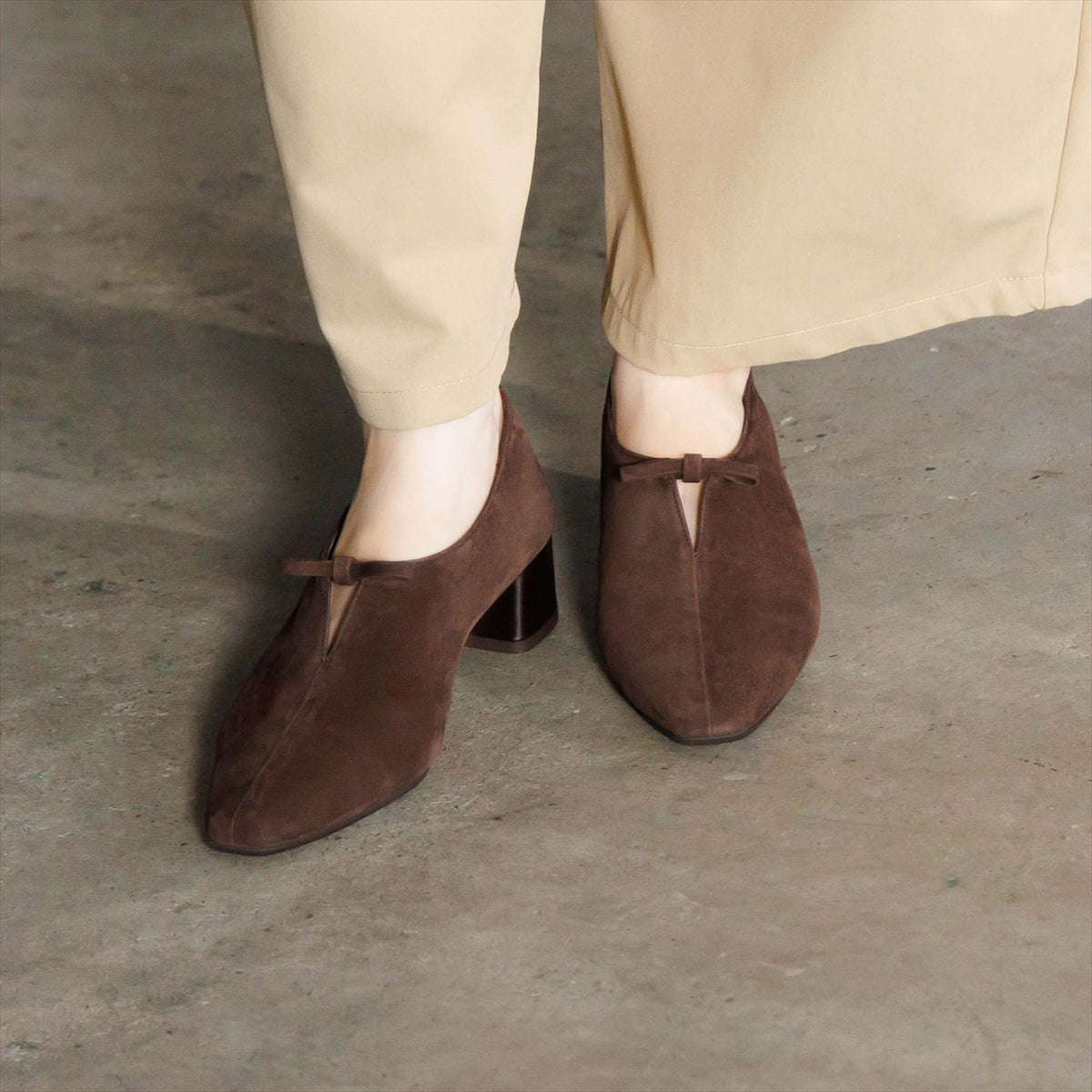 【26AW】リボンモチーフハイバンプシューズ/661306