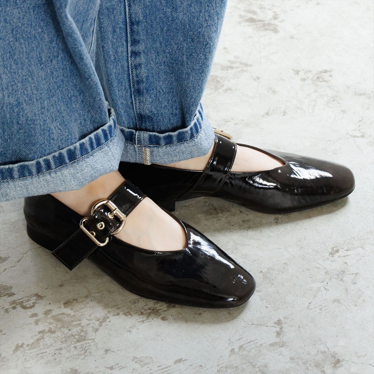【26AW】ワイドベルトメリージェーンパンプス/661307