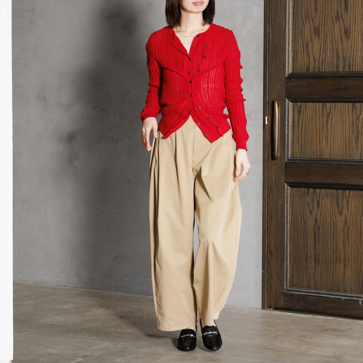 【26AW】ヒールバブーシュビットローファー/661331