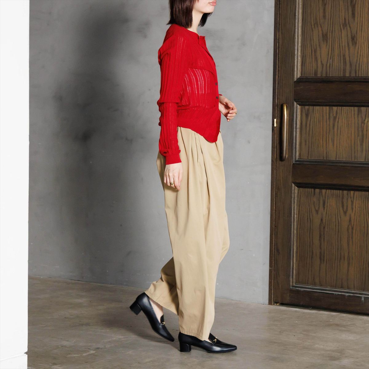 【26AW】ヒールバブーシュビットローファー/661331
