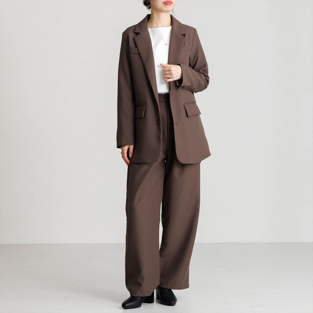 【26AW】バックジップシープレザーストレッチブーツ/661413